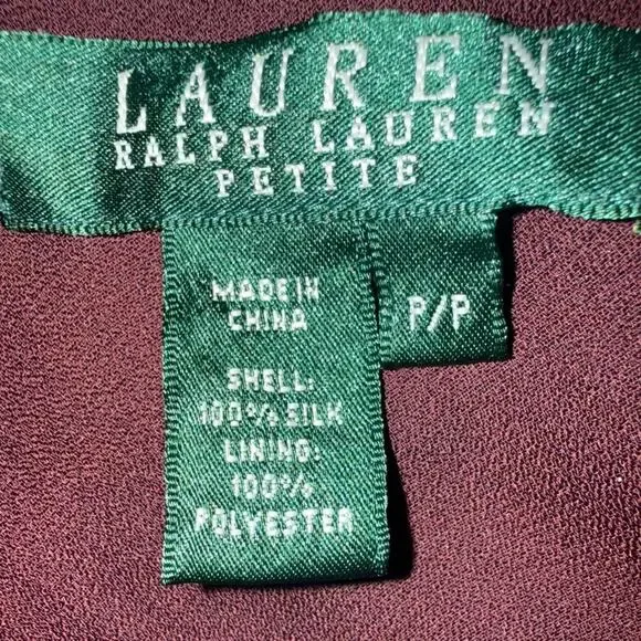 Vintage Vtg Ralph Lauren boho western fairycore paisley silk midi skirt - Picture 5 of 5